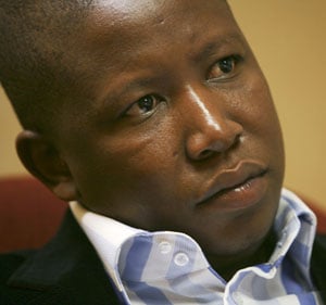 Julius Malema says intimidation wont stop him. Photo: Lisa Skinner