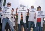 Striking doctors, both black and white, from the Rob Ferreira Hospital in Mpumalanga are fed up with a lack of resources and equipment.