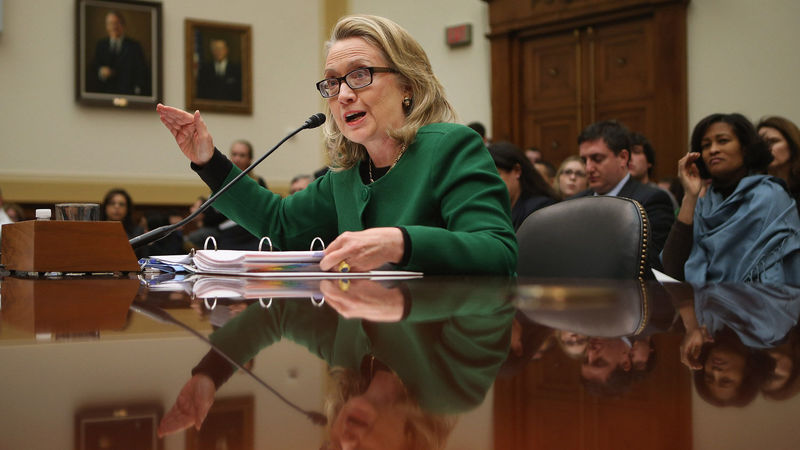 Angry Clinton denies Benghazi cover-up