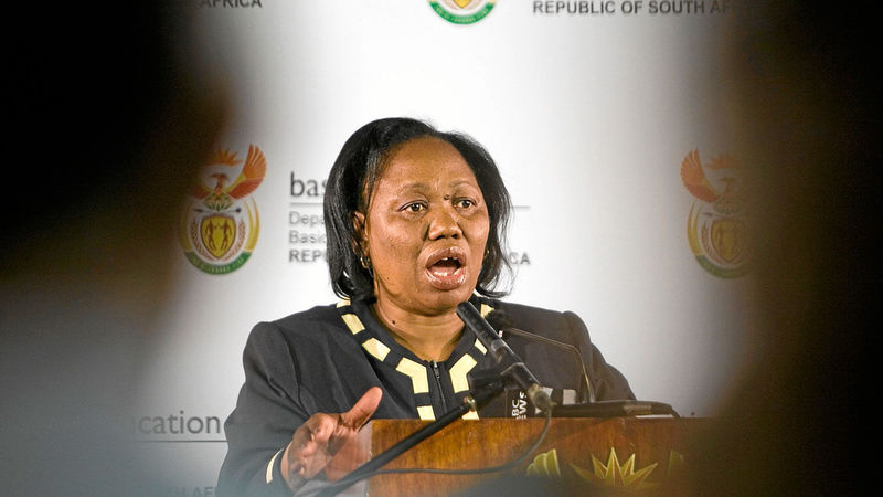 Basic Education Minister Angie Motshekga