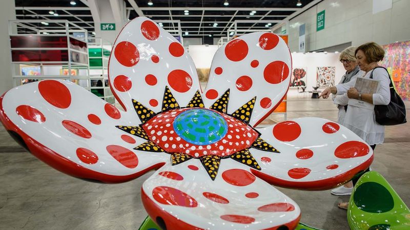 Art Basel’s debut in Hong Kong attracts global celebrities