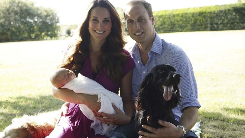 Will And Kate Keep It In The Family For Baby George's Official Portrait