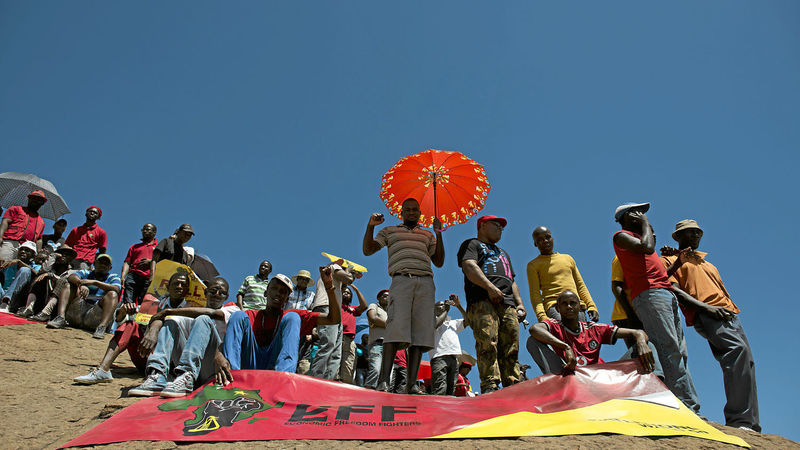 EFF mines in support of downtrodden