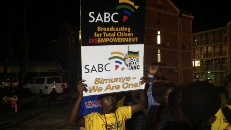 Da, Cope Protest Sabc Land Debate After Being Excluded