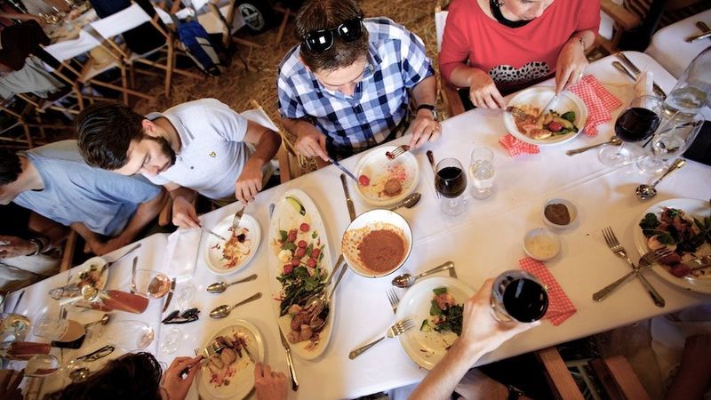 Feast at the farm