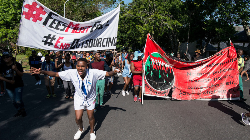 Police fire stun grenades, arrest 23 at UCT over fee protests