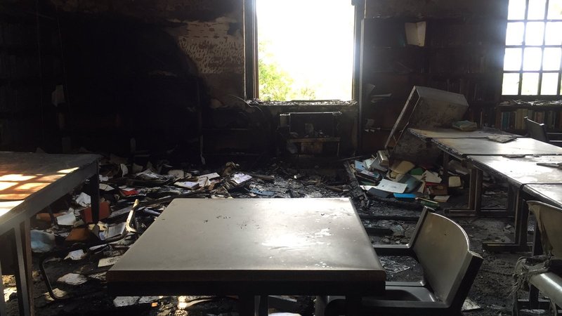 UKZN’s SRC condemns burning of law library at Howard College