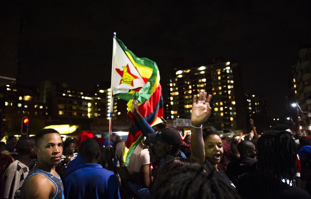 Zimbabwe police make two arrests over election rally blast