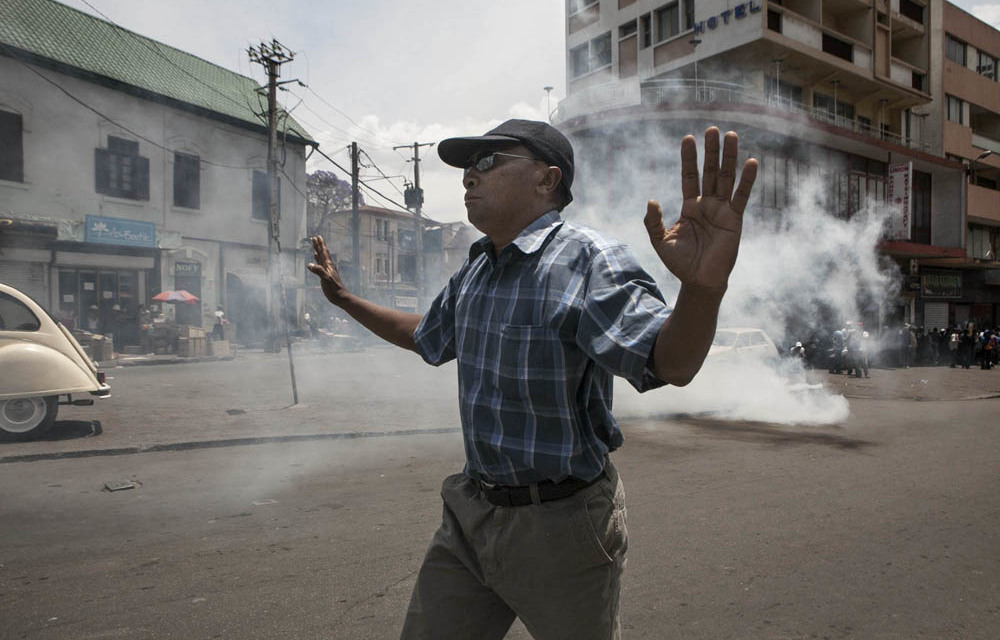 Former MP Feno Ranaivo was part of a rally in ­Antananarivo on ­Saturday in support of ex-president Marc Ravalomanana