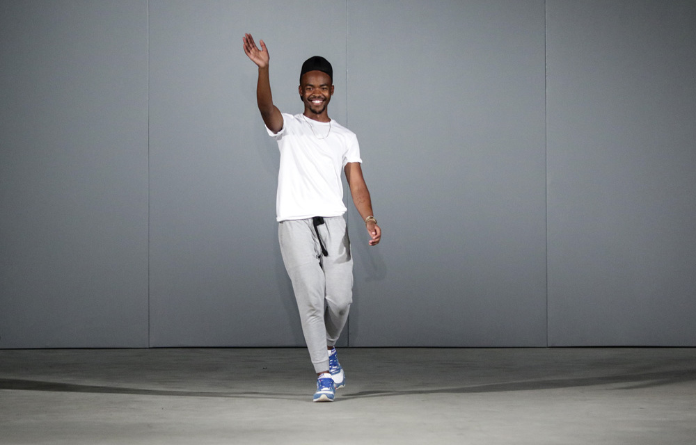 Designer’s minimalist collection wows at Menswear week