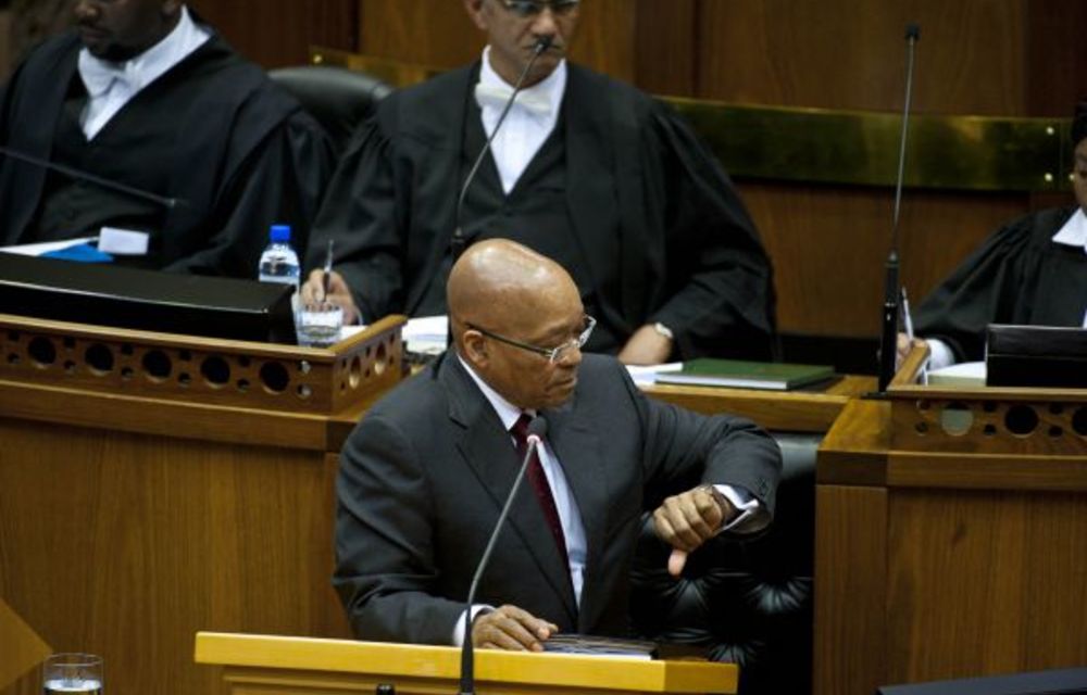 Zuma digs in heels ahead of Sona