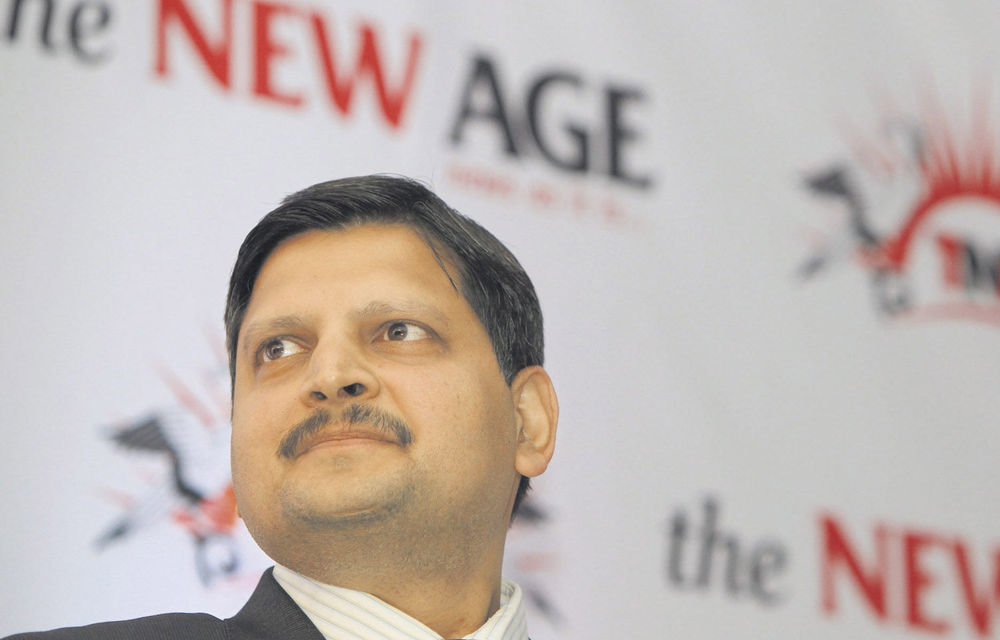 'New Age' managing editor Atul Gupta.