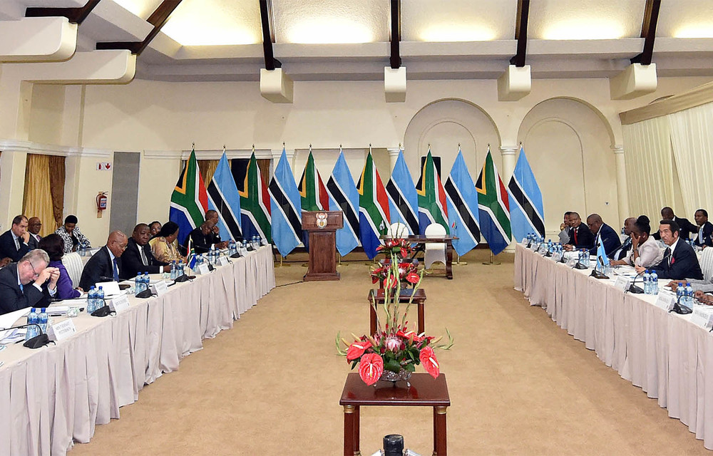 The third meeting of the South Africa-Botswana Bi-National Commission.