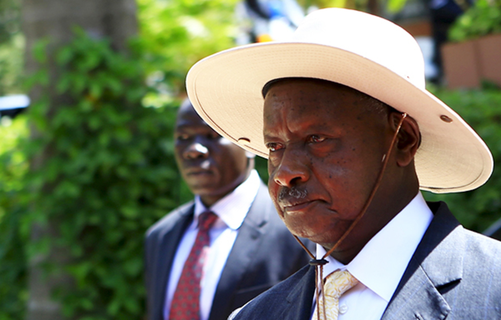 Ugandan police shut down protests over presidential age limit bill