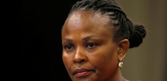 Public protector Busisiwe Mkhwebane.
