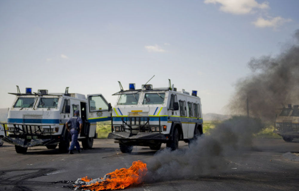 Three people died this week in confrontations with police following a service delivery protest over water.