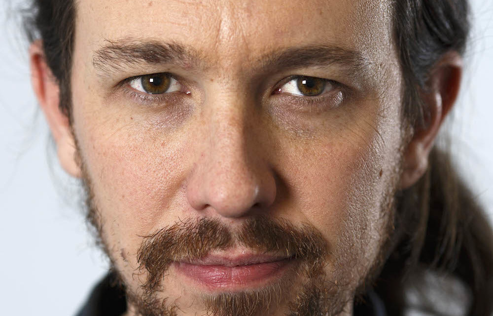 Star attraction: Pablo Iglesias is Podemos’s poster boy but it has been hit by corruption allegations.