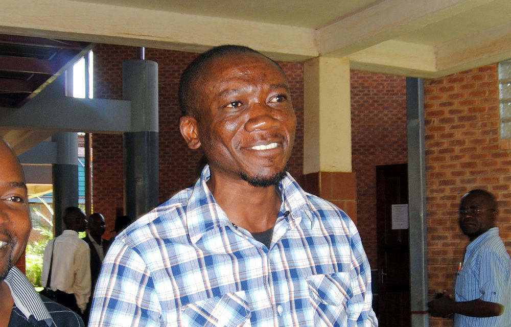 Zambian gay rights activist Paul Kasonkomona.