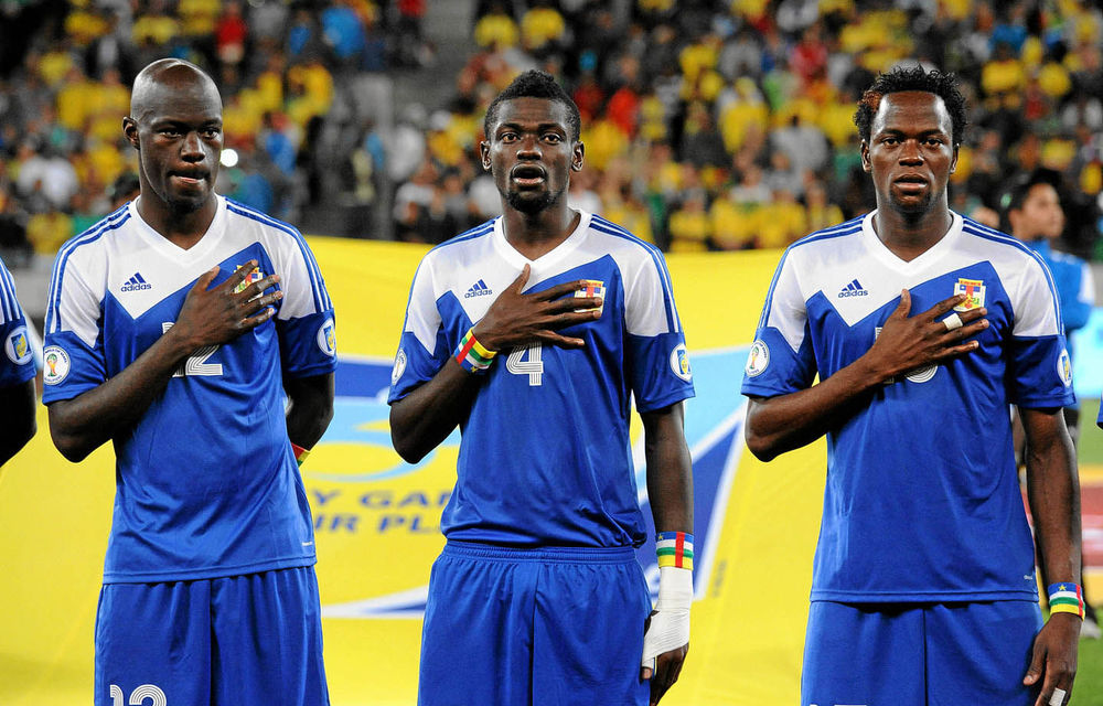 The footballers have instead gone to neighbouring Cameroon to wait for the situation in Bangui to stabilise.