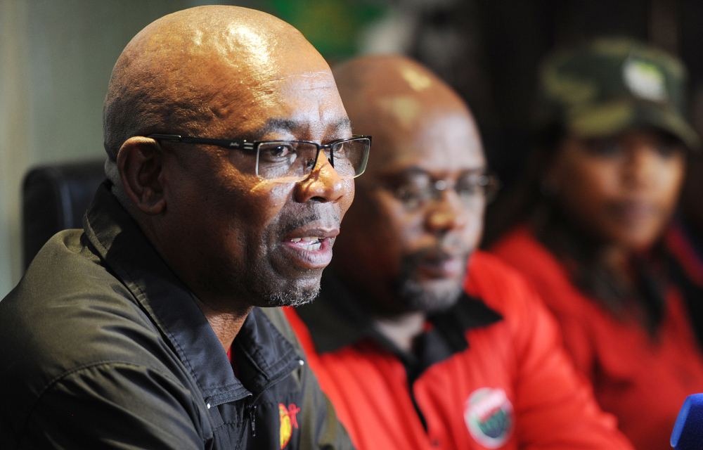 Cosatu general secretary Bheki Ntshalintshali.