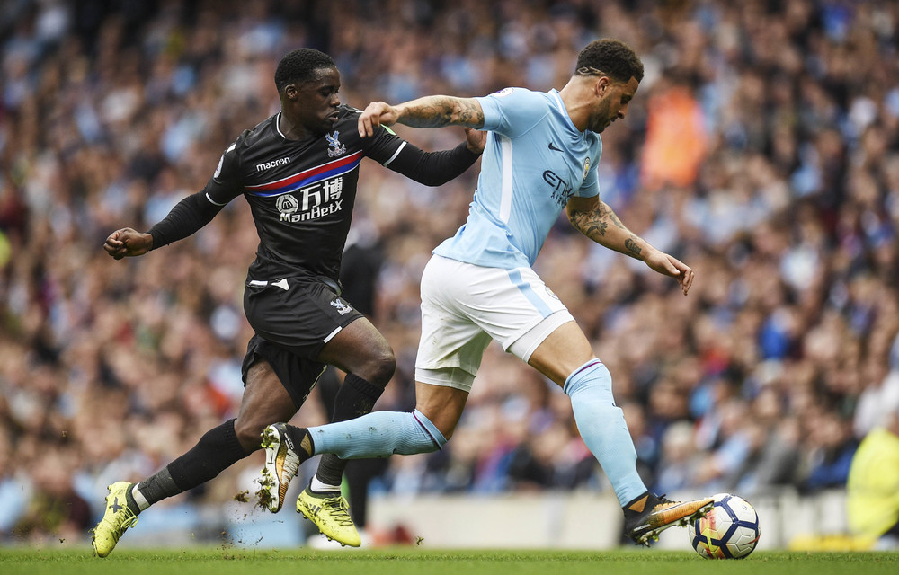 Winging it: Full-back Kyle Walker