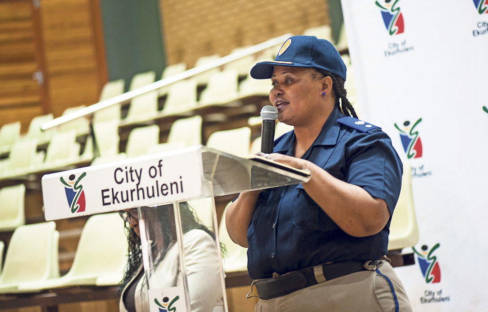 Women help to maintain law and order in Ekurhuleni