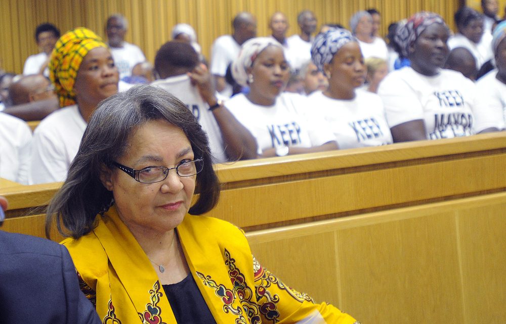 Patricia De Lille has accused her party of attempting to bankrupt her.