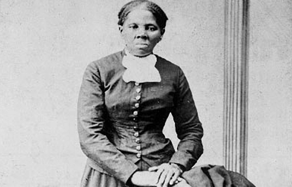 Anti-slave abolitionist and humanitarian Harriet Tubman.