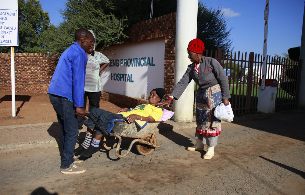 Many nurses did show up for work today at the Mafikeng Provincial Hospital