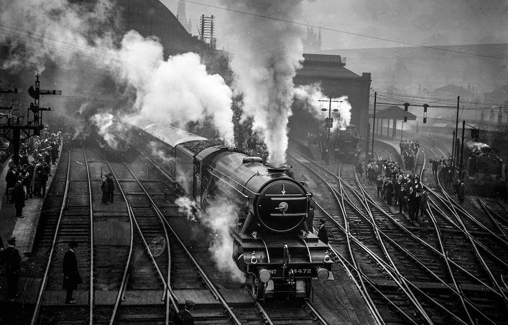 The 150 ton LNER Pacific class locomotive 'Flying Scotsman'