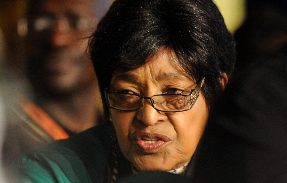 Winnie Madikizela-Mandela.