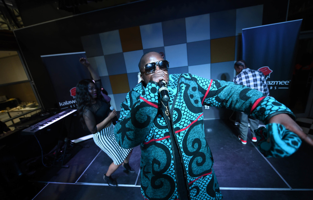 Larger than life: HHP on stage earlier this year. The hip-hop star died on Wednesday. Photo: Lucky Nxumalo/Gallo Images/Sunday Sun