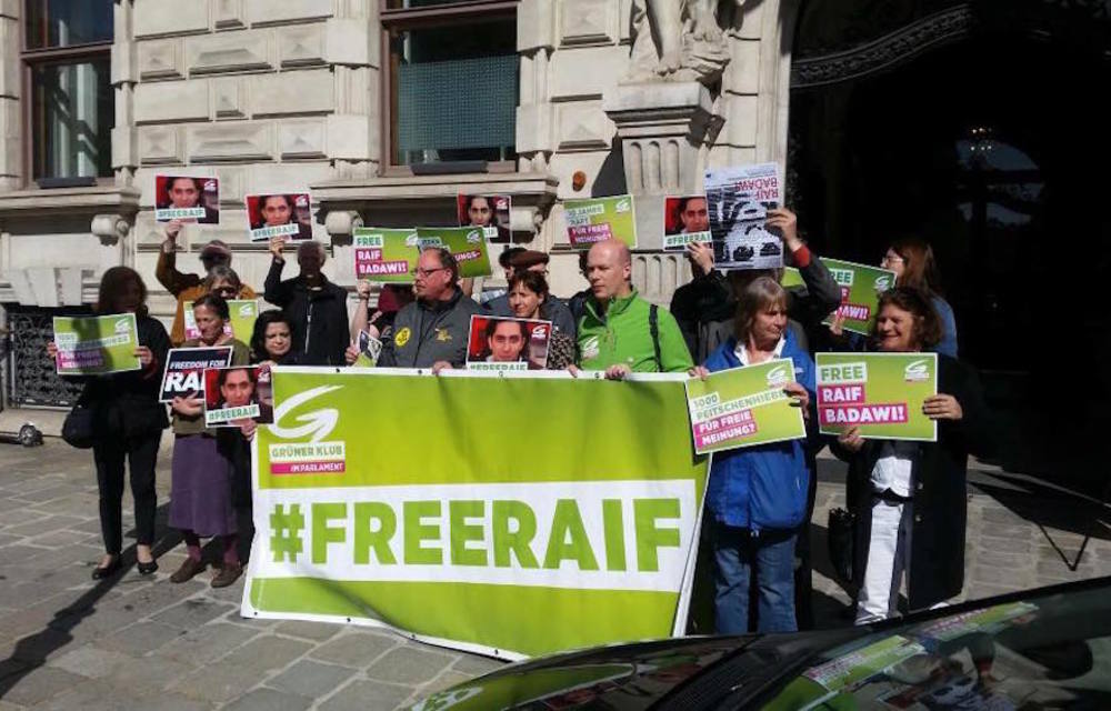 Jailed Saudi blogger Raif Badawi wins freedom award