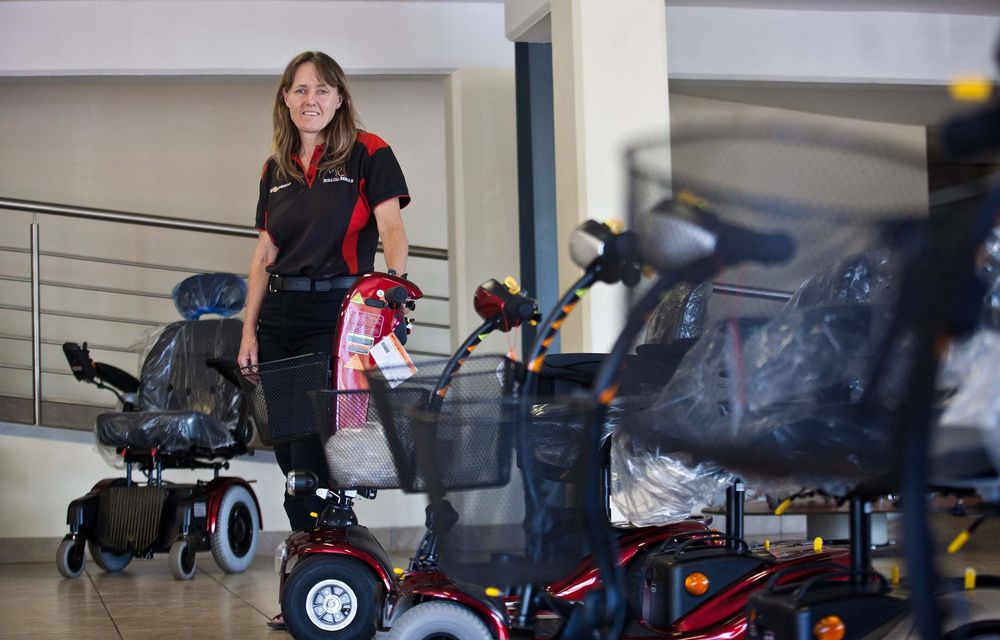 Caroline Rule is passionate about the mobility of the disabled.