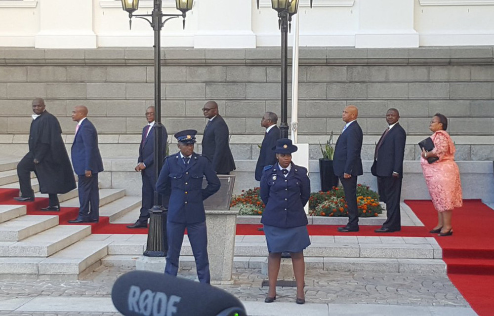 Sona glitz and glam continue in the face of protests outside Parliament