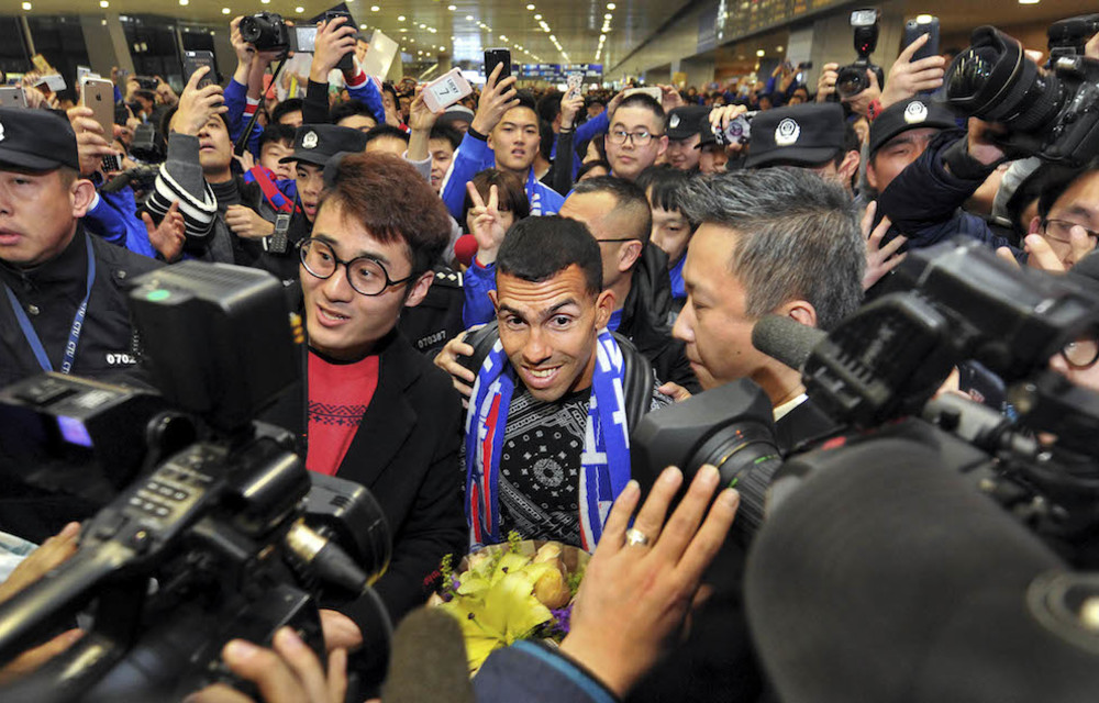 Chinese fans round on ‘rat’ Tevez after holiday joke