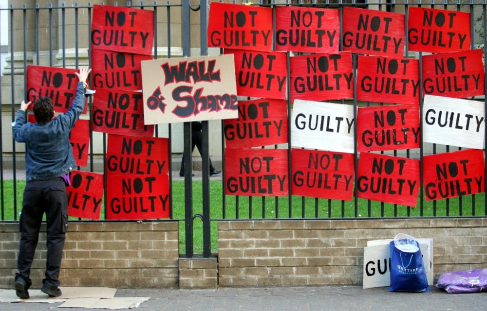 An activist during Jacob Zuma’s rape trial in 2006. He was acquitted and went on to become South Africa’s president.