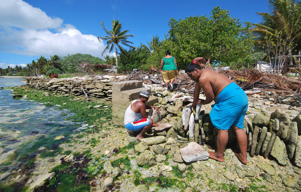 Island of despair held hostage by climate change