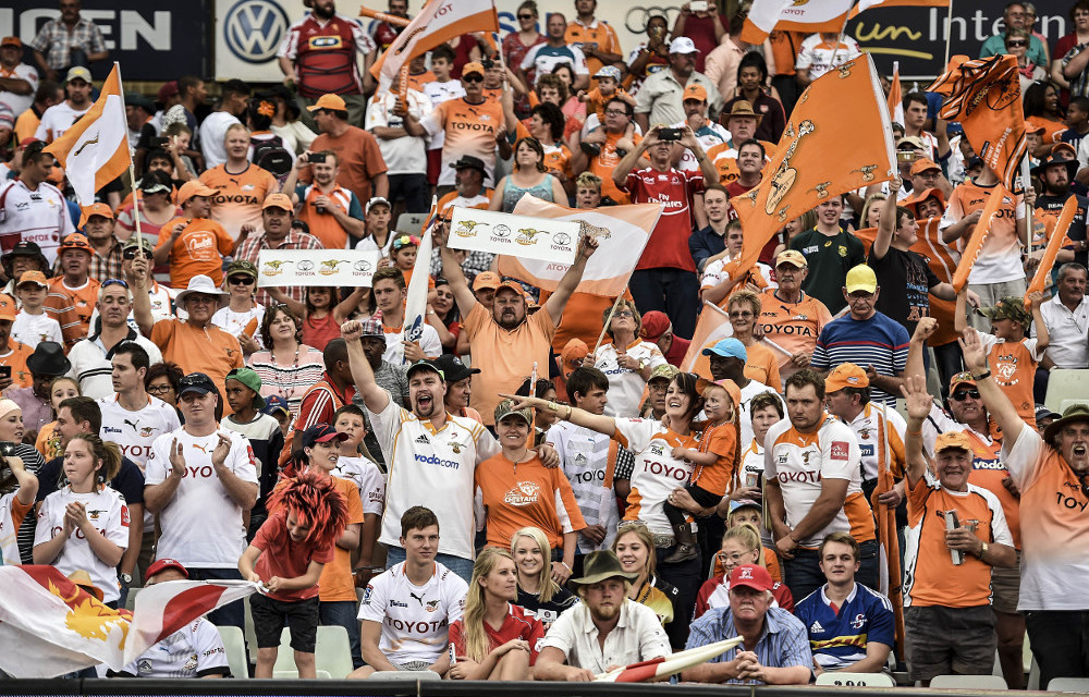 Fan-tastic: The Cheetahs are the Currie Cup defending champions and the game against the Sharks is likely to see them field the strongest possible side.