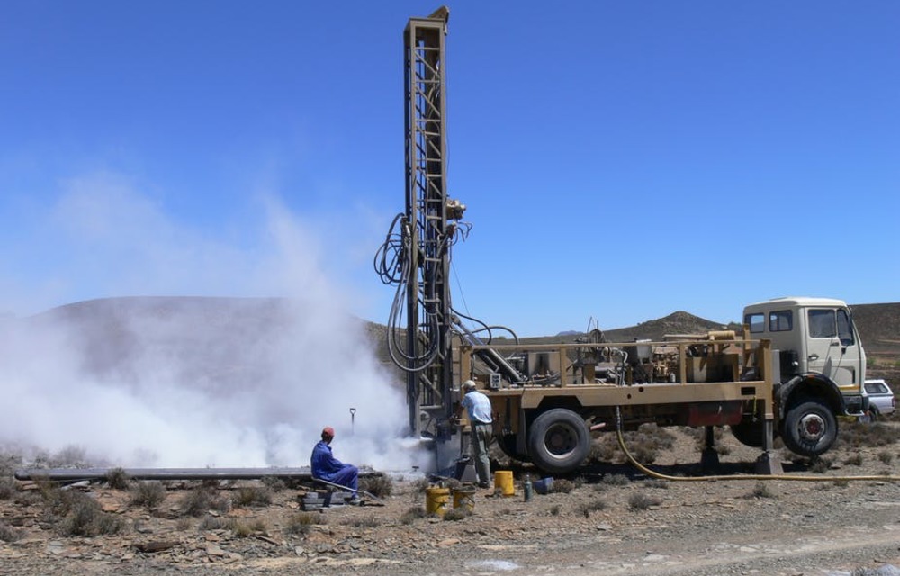 Drilling for water in the Karoo where one major concern from fracking is that groundwater will be affected in the shale gas extraction process.