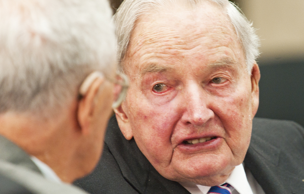 Banker and philanthropist David Rockefeller dies at 101