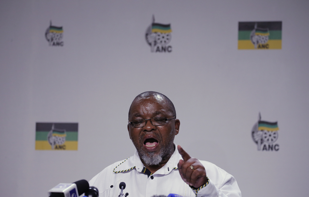 ANC secretary general Gwede Mantashe.