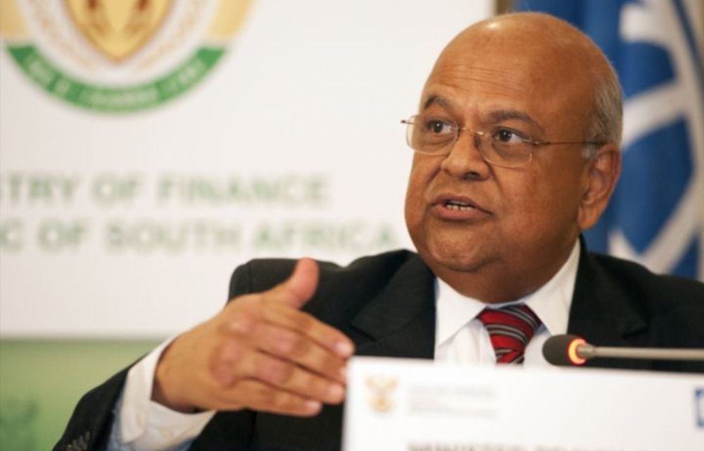 Finance Minister Pravin Gordhan.