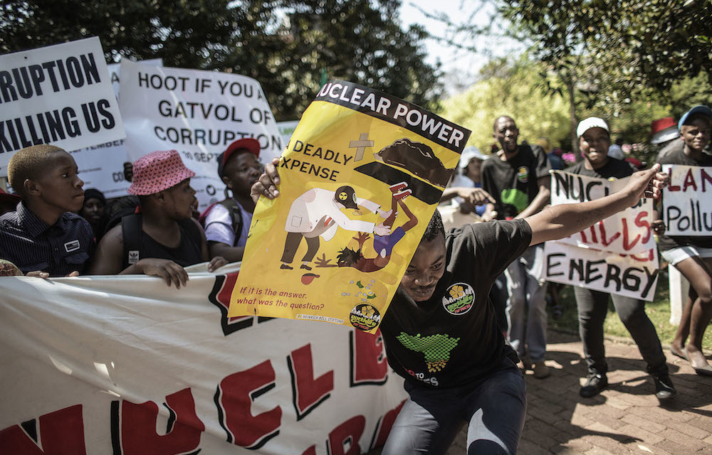 Pay point: Social grant recipients queue in Johannesburg. A fee for CPS