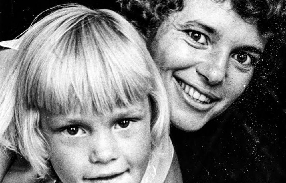 Heartfelt tribute: Poet Ingrid Jonker with her daughter Simone.