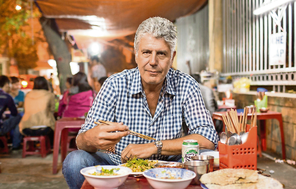 Anthony Bourdain seen here in his series 'Parts Unknown'.