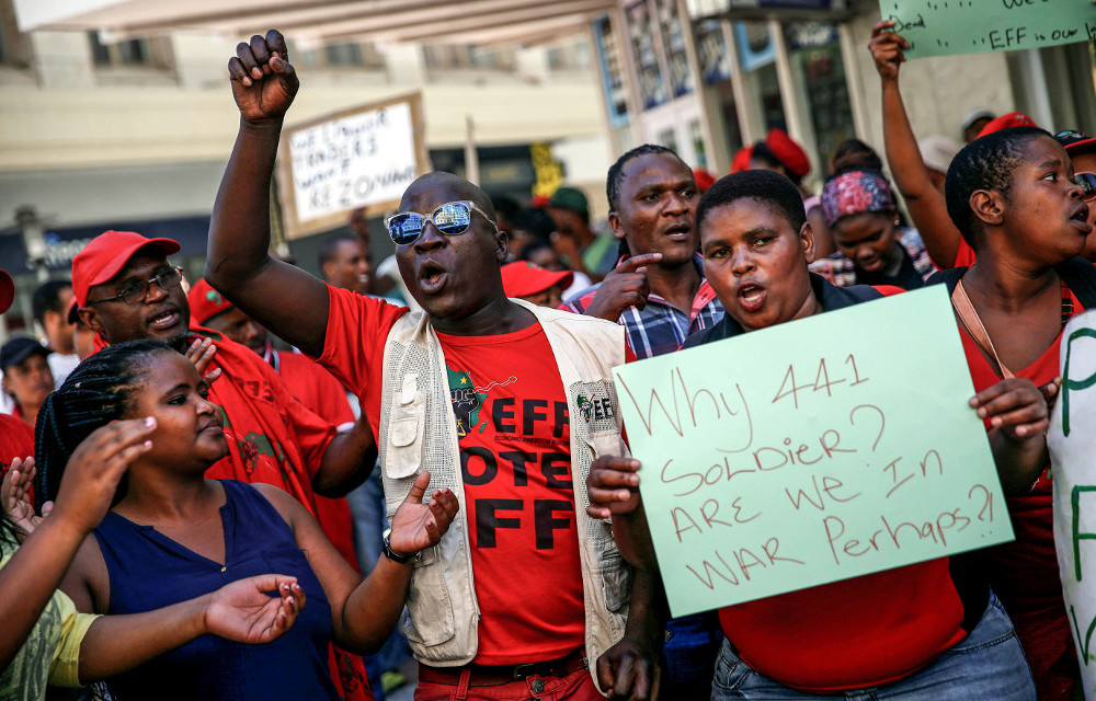 #sona2017 Marred By Show Of Force Against Dissent