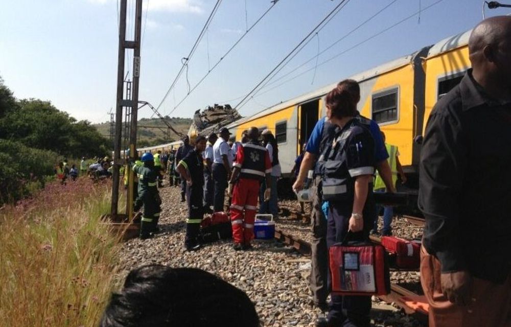 A train driver has been left in a critical condition after a crash in Pretoria.