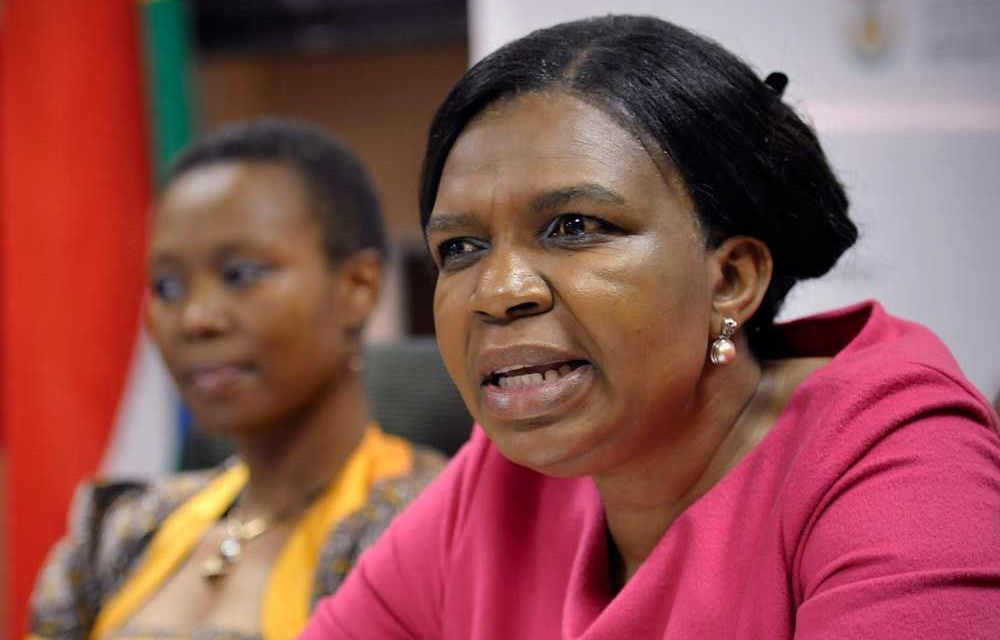 Former communications minister Dina Pule.