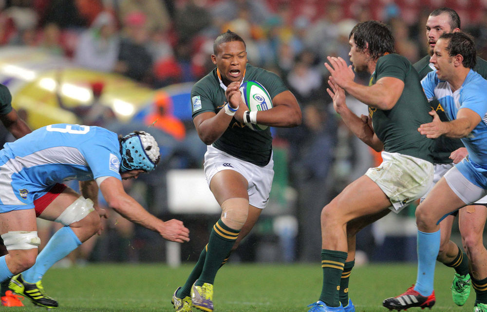 Tony Jantjies from the South African U/20 team during the IRB U20 Junior World Championship semi-final match between against Argentina.